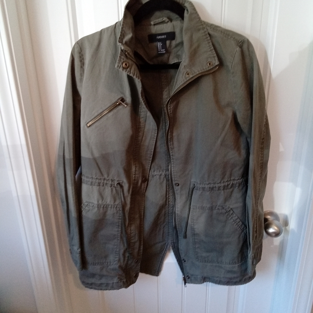 Forever 21 Army Green Utility Jacket Size S